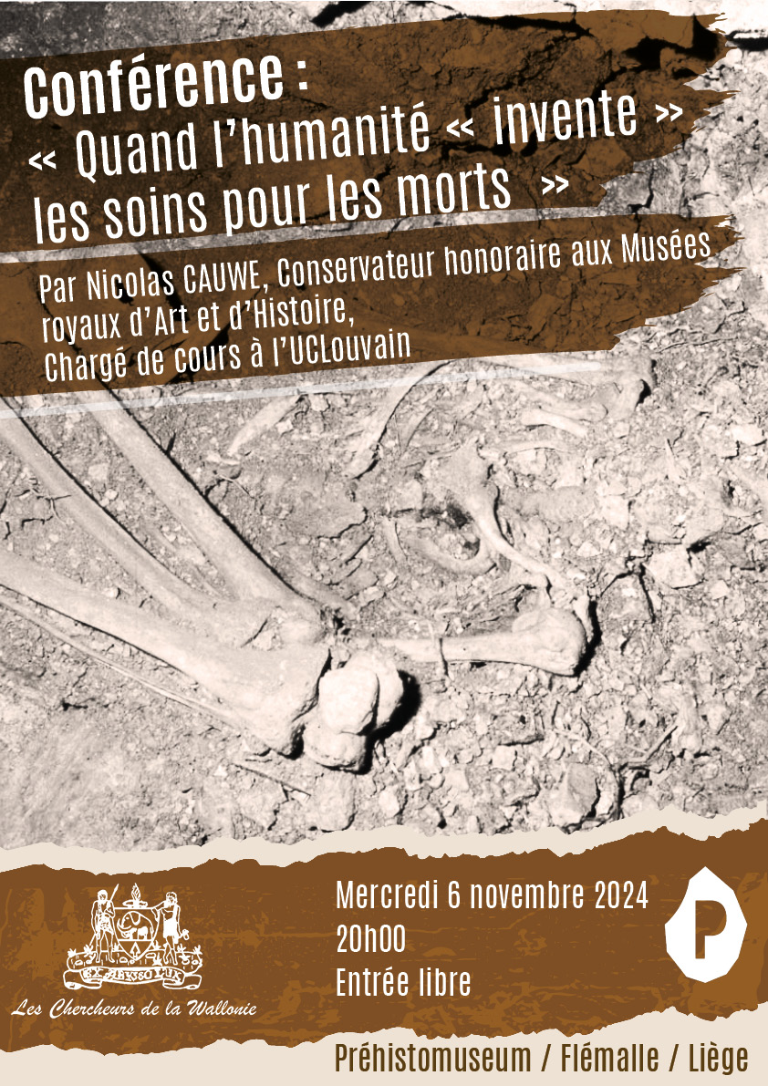 Conférence « Quand l'humanité 'invente' les soins pour les morts »->title